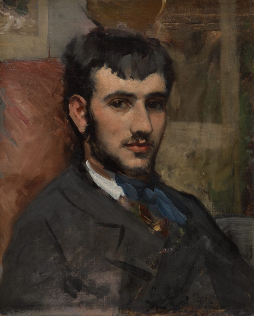 Frédéric Bazille, Portrait de Renoir, 1867
