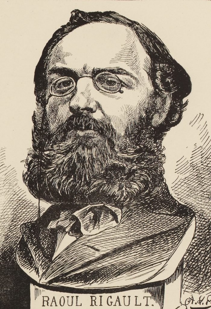 Alfred Le Petit dit Zut, Portrait de Raoul Rigault, 1871